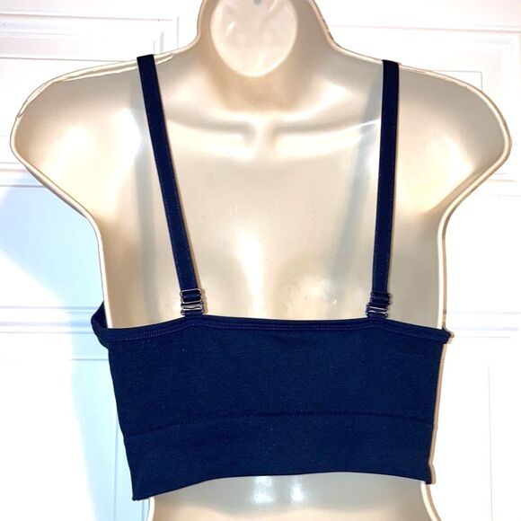 SECRET TREASURES Smoothing Convertible Sports Bra Navy Blue Womens Large - Picture 7 of 10